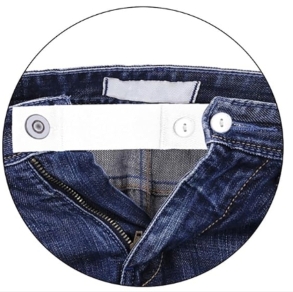 6 Maternity Pant Extenders New Black & White - Picture 4 of 5